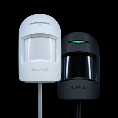 Дротовий датчик руху Ajax MotionProtect Fibra білий