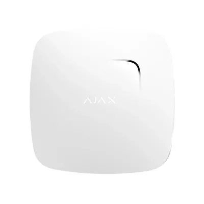 Бездротовий датчик детектування диму Ajax FireProtect білий