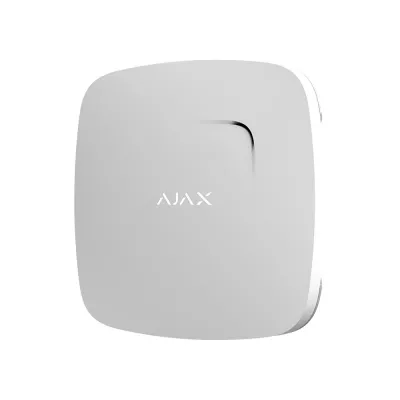 Бездротовий датчик детектування диму і чадного газу Ajax FireProtect Plus білий