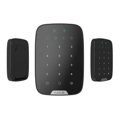 Бездротова сенсорна клавіатура Ajax KeyPad Plus чорна