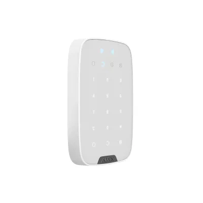 Бездротова сенсорна клавіатура Ajax KeyPad Plus біла