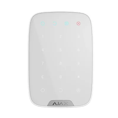 Бездротова сенсорна клавіатура Ajax KeyPad біла