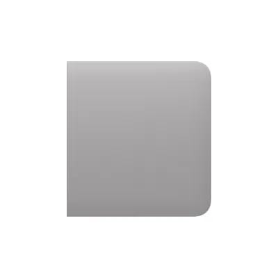 Бічна кнопка для одноклавішного чи прохідного вимикача Ajax SideButton (1-gang / 2-way) Fog