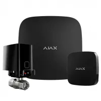 Комплект запобігання затопленню Ajax LeaksProtectKit ¾" (DN 20) чорний