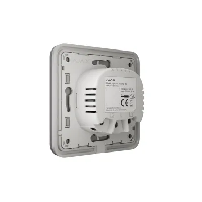 Вимикач Ajax LightSwitch 1-клавішний Graphite