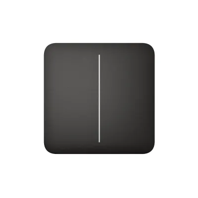 Вимикач Ajax LightSwitch 2-клавішний Black