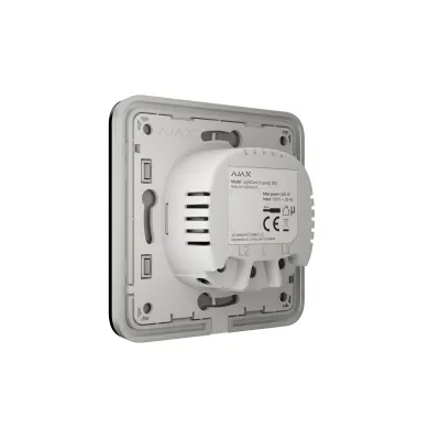 Вимикач Ajax LightSwitch 2-клавішний Black