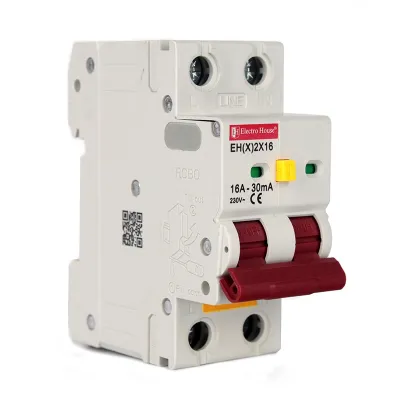 Дифф. автомат  16 A  1p+N  (2 модулі) 230-240 в  4,5 ка