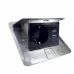 Розетка для підлоги врізна алюміній 16 а + 2 USB 2,1 а IP44 EH-F008
