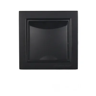 Розетка з кришкою IP44 з/з 16 A графіт EH-2116-PG