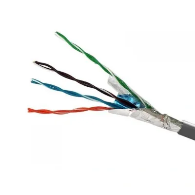 Кабель кручена пара FTP 4х2х0,51 Cu пвх сірий (внутр. Монтаж)