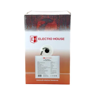 Кабель кручена пара FTP 4х2х0,51 Cu (зовнішній монтаж) пе чорний