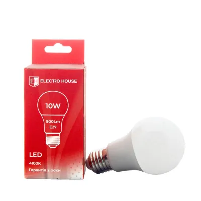 LED лампа G45 E27  10 вт 4100К
