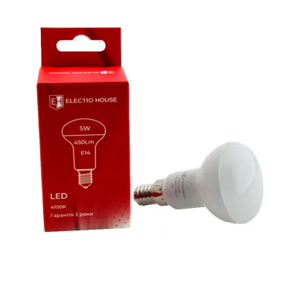 LED лампа рефлекторна R50  E14  5 вт  4100К