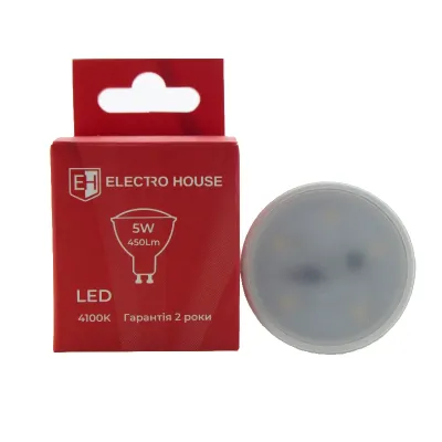 LED лампа GU10 5 вт 4100К EH-LMPT-1263