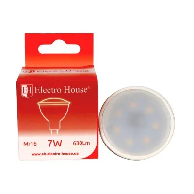 LED лампа для точкових світильників MR16  7 вт  4100К 630 лм  4100К