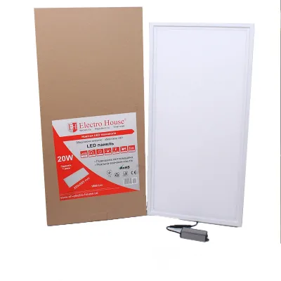 LED панель прямокутна 6500К 295х595 мм 20 вт 1800 лм