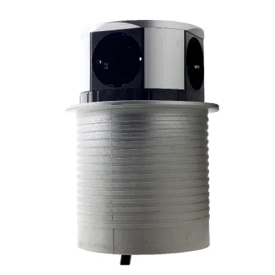 Меблева розетка 3 x 16 а , 2 x USB 2,4 а , металл + провід 3 x 1.5 mm² EH-AR-305