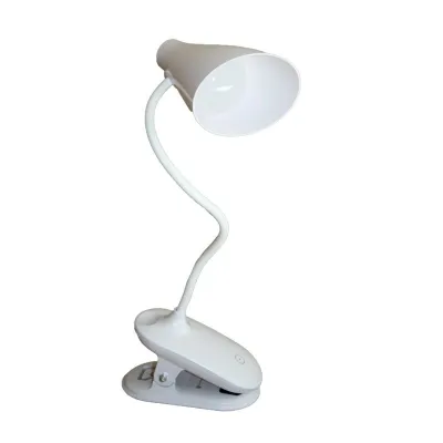 LED світильник настільний білий з акумулятором та з кріпленням EH-051