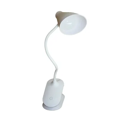 LED світильник настільний білий з акумулятором та з кріпленням EH-051