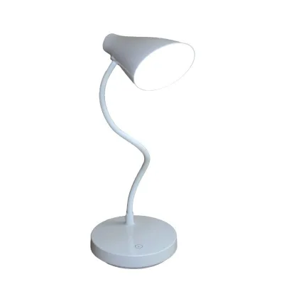 LED світильник настільний конусний білий з акумулятором EH-071W