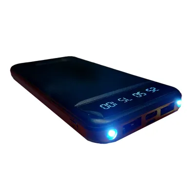 Power Bank 10000 mAh з ліхтариком type-c чорний EH-P-01-B