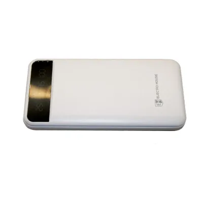 Power Bank 10000 mAh з ліхтариком type-c білий EH-P-01-W