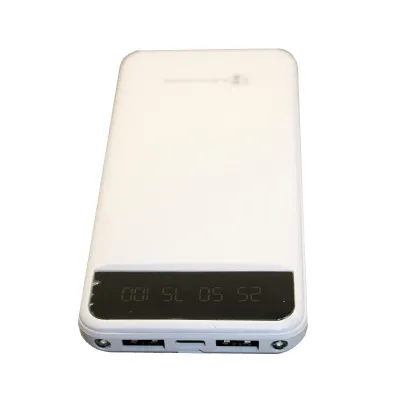 Power Bank 10000 mAh з ліхтариком type-c білий EH-P-01-W
