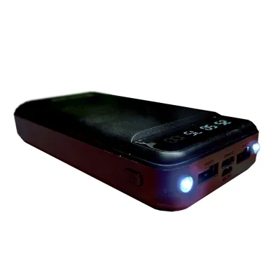 Power Bank 20000 mAh з ліхтариком type-c чорний EH-P-02-B