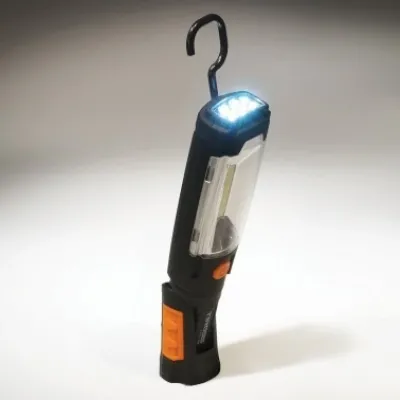 Ліхтарик помаранчевий ручний з гачком TS-1108