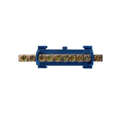 Шина нульова 10 отворів на DIN рейку EH-BN-10
