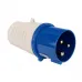 Вилка силова 3x16/2P+PE /16 а /220 – 250 в /IP44 EH-PPL-316
