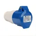 Силовий штепсельний роз'єм 3x16 (переносний)/2P+PE /16 а /220 – 250 в /IP44 EH-PSM-316