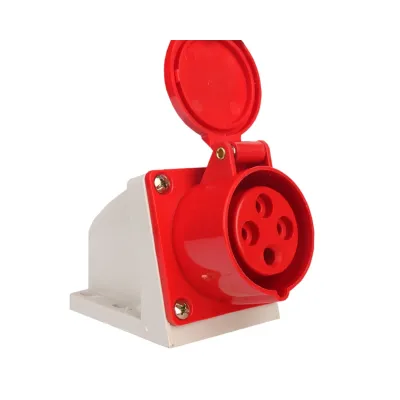 Силовий штепсельний роз'єм 4x16 (стаціонарний)/3P+PE /16 а /380 – 415 в /IP44 EH-PSS-416