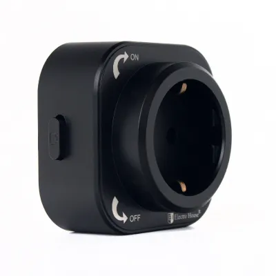 Розетка трекова з/з Pandora Black (Чорний) 16 A EH-PT-001B