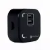 Розетка трекова подвійна USB Pandora Black (Чорний) 2,4 а EH-PT-002B