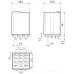Finder 62.83.9.012.0009 | 628390120009 | Силове реле; 3 перекидних контакти 16А (= 12В DC) підключення через Faston, без монтажного фланця