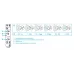 Finder 80.01.0.240.0000 | 800102400000 | модульне багатофункціональне реле часу; Функції: AI, DI, SW, BE, CE, DE; 1 перекидний контакт 16А (~/= 12-240В AC/DC)