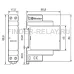 Finder 78.12.1.230.1200 | 781212301200 | Імпульсний блок живлення; вхід 110-240В AC; вихід 12В DC, 12Вт