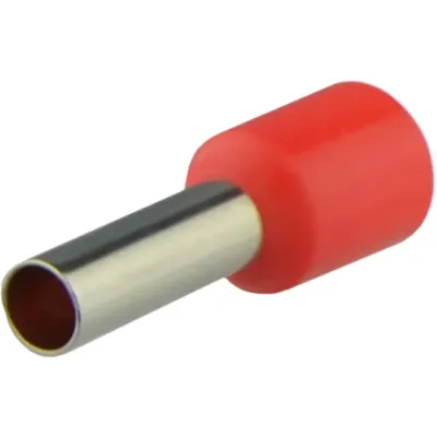 Наконечники трубчатые НТ 6,0-12 красные (100шт) ACKO A0060010051