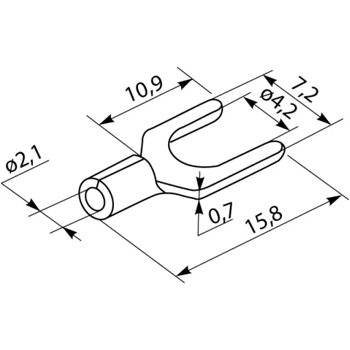 Кабельні наконечники SV 2-4 (100 шт.)