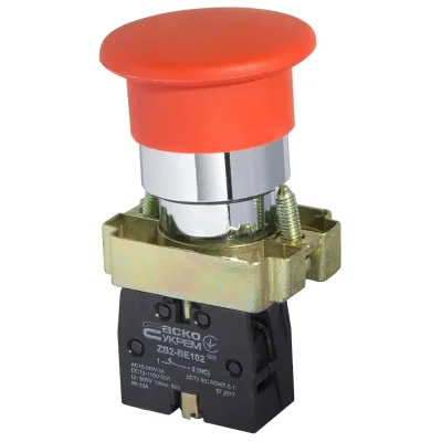 XB2-BC42 Кнопка грибок (d 40 мм) Стоп червона ACKO A0140010031