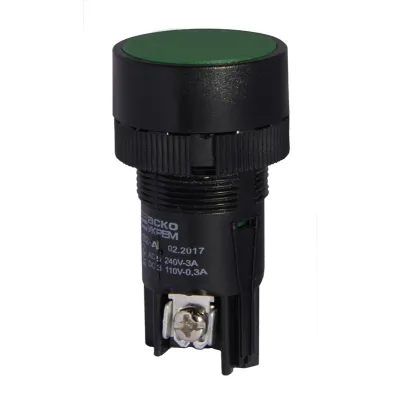 XB2-EA135 Кнопка пуска, зеленая (NO + NC) ACKO A0140010036