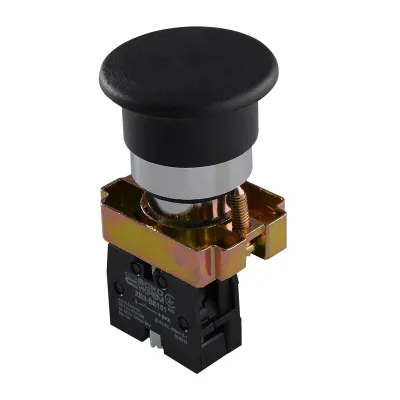 XB2-BC21 Кнопка грибок (d 40 мм) Старт чорна ACKO A0140010080