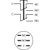 TYJ 16-212 Кнопка металлическая плоская, 2NO + 2NC.