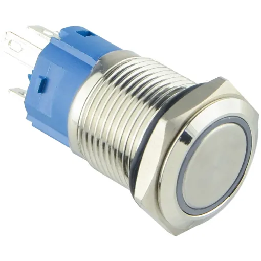 TYJ 16-261 Кнопка металева пласка з підсвічуванням, 1NO+1NC, зелена 220V. TYJ 16-261 Кнопка металева пласка з підсвічуванням, 1NO+1NC, зелена 220V.