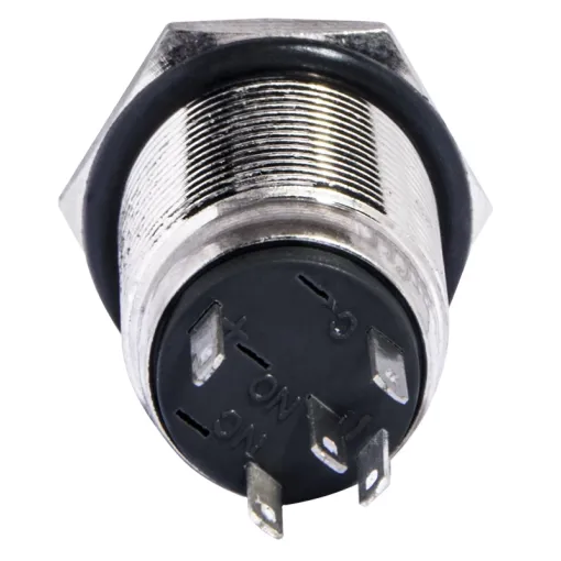 TYJ 16-261 Кнопка металева пласка з підсвічуванням, 1NO+1NC, зелена 220V. TYJ 16-261 Кнопка металева пласка з підсвічуванням, 1NO+1NC, зелена 220V.