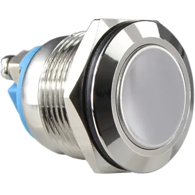 TY 19-211A Scr Кнопка металлическая плоская, (винтовое соединение), 1NO. ACKO A0140010104