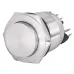 TYJ 22-321 Кнопка металлическая звиступом с фикс., 1NO + 1NC.
