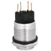TYJ 22-321 Кнопка металлическая звиступом с фикс., 1NO + 1NC.